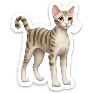 Serengeti Cat Breed Full Body sticker