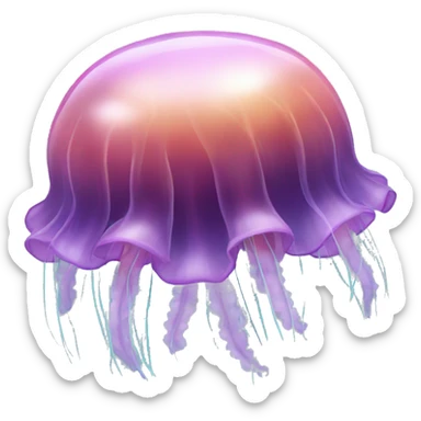 beautiful jellyfish sticker