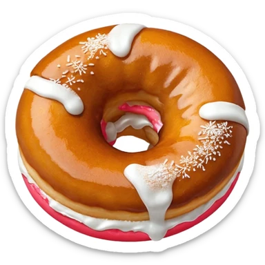 Filled Jam Donut Bombs sticker