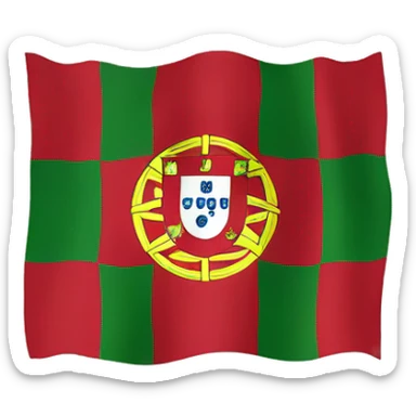 Portugal flag sticker