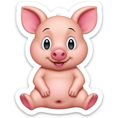 Porky Pig from Looney Tunes sticker