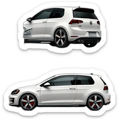 Vw golf gti sticker