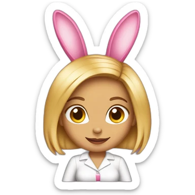 Playboy Bunny is a media personality. sticker