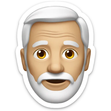 OLDER WHITE DANISH MALE sticker