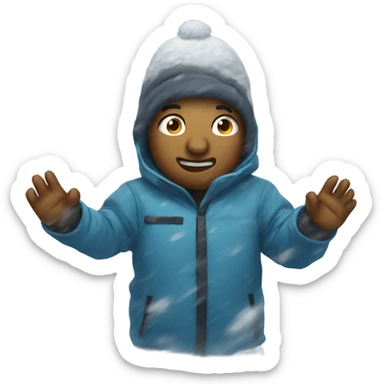 Snowstorm  sticker