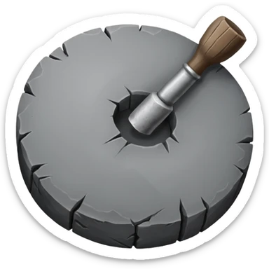 A round hammerstone used for breaking bones or shaping flint.






 sticker