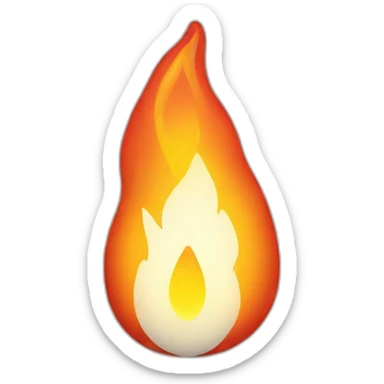 flame-color-reaction sticker