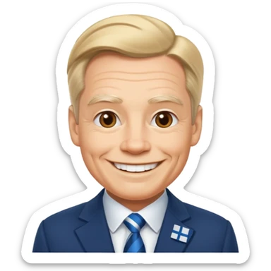 President of Finland sticker
