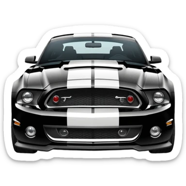 mustang shelby gt500 sticker