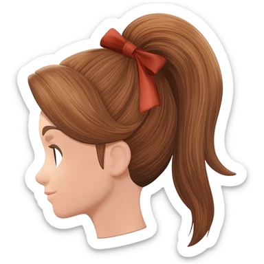 Laço no cabelo sticker