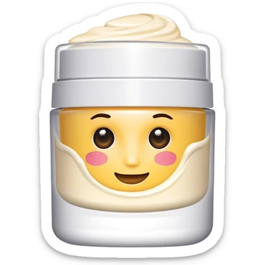 tube of face cream sticker
