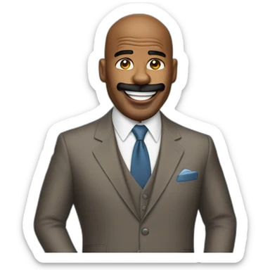 Steve Harvey in a cat costume sticker