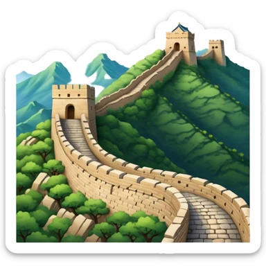 Great wall of China sticker