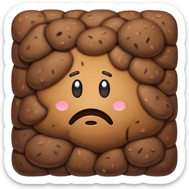 Poop sticker