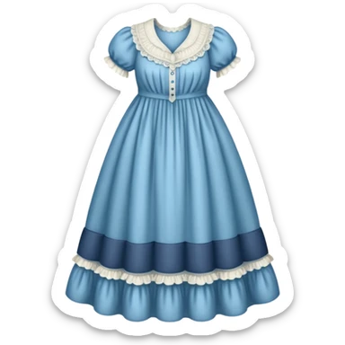victorian nightgown sticker