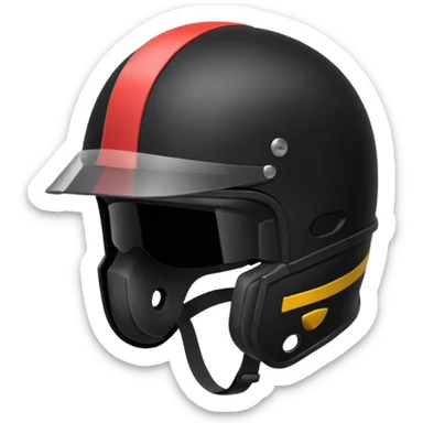 Rider helmet black matte at the back theres ribbon attached for female rider it is a full face only do not include the lady sticker