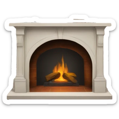 fireplace mantle sticker