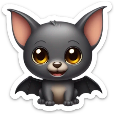 Cute little Bat  sticker