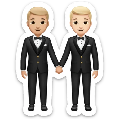 Gay civil partners cerelony in UK sticker