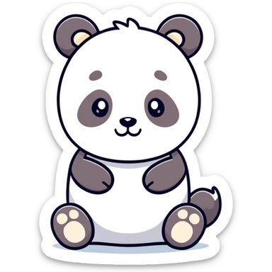 Panda sticker