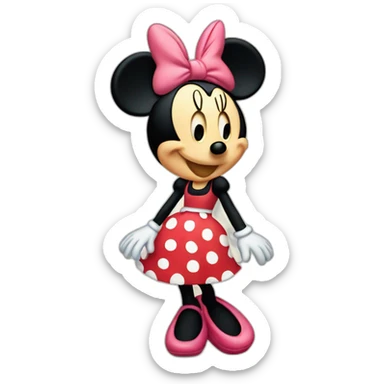 Minnie sticker