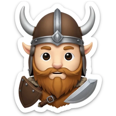 Viking peluche  sticker