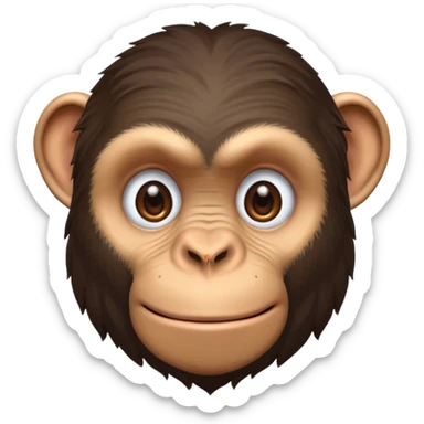 Chimpanzee sticker
