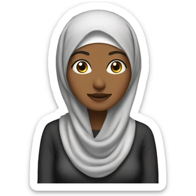 Hijabi psychotherapist  sticker