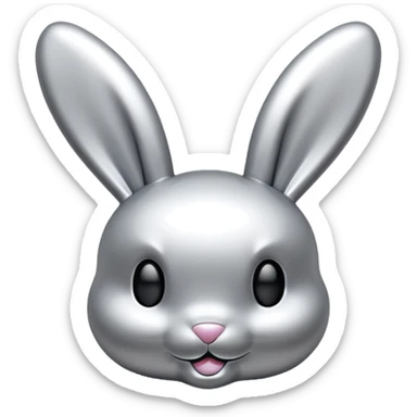 Y2K playboy bunny logo sticker