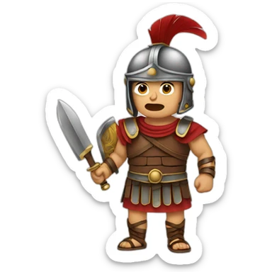 roman gladiator sticker