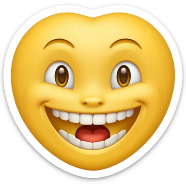 generate a smile emoticon for a dentist who treats teeth sticker