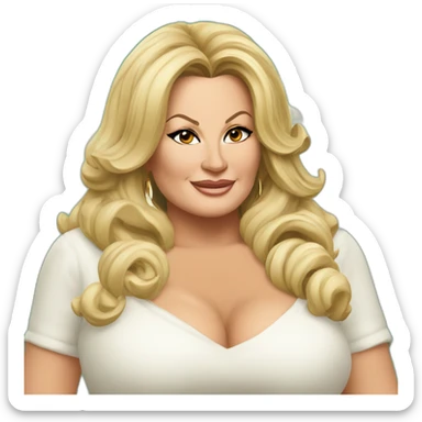 jennifer coolidge white lotus sticker
