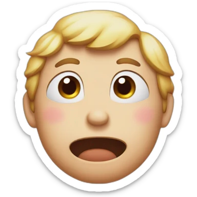 pleading face emoji with hearts around it sticker