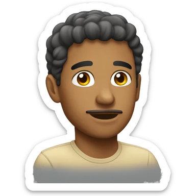 Hispanic daydreaming  sticker