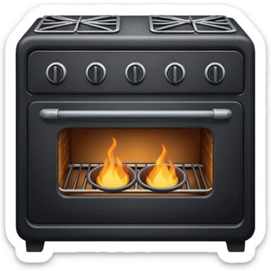 oven cooking emoji sticker