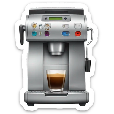 coffee machine  sticker