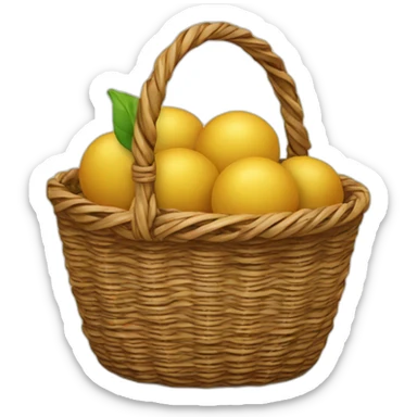 Basket sticker