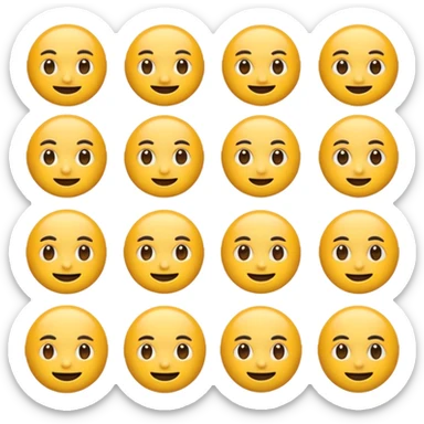 Emoji set of gojo  sticker