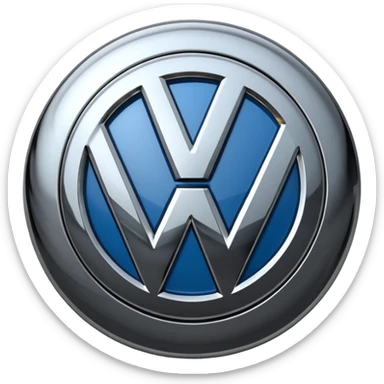 Volkswagen logo sticker