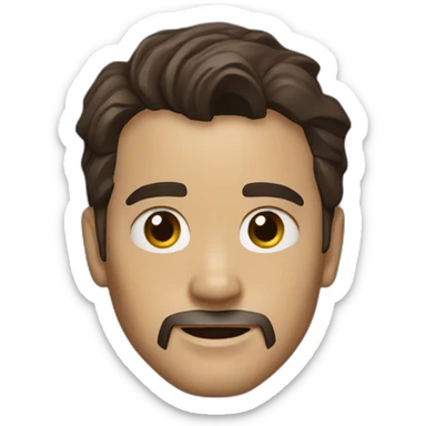 Iron man realistic sticker