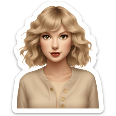 Taylor swifts album “evermore” sticker
