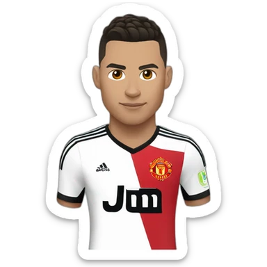ronaldo Manchester United sticker