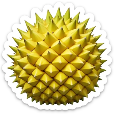 Durian citrus sticker