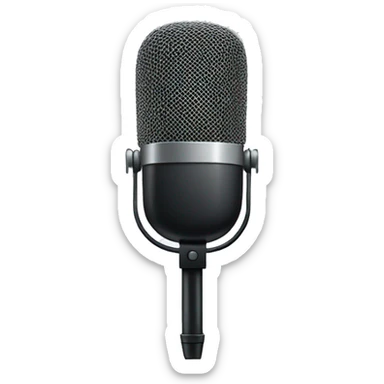 Active Microphone symbol sticker