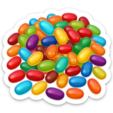 jelly beans sticker