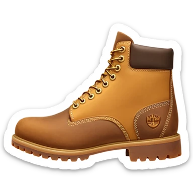 Сделай пару ботинок Timberland в классической расцветке sticker