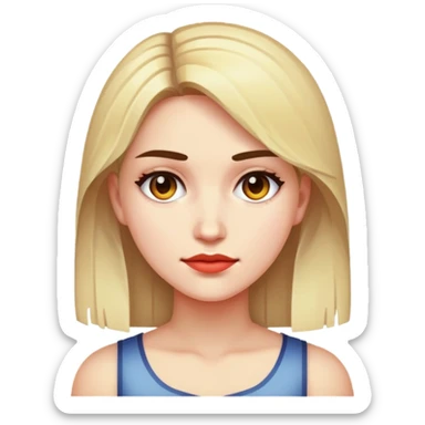 Heavily pixelated female sticker