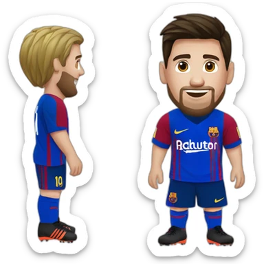 que mira bobo messi sticker
