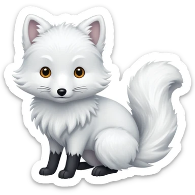 arctic fox sticker