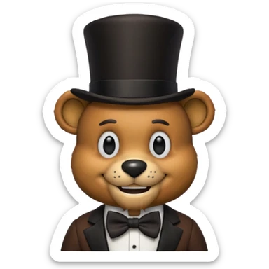 Freddy fazbear sticker